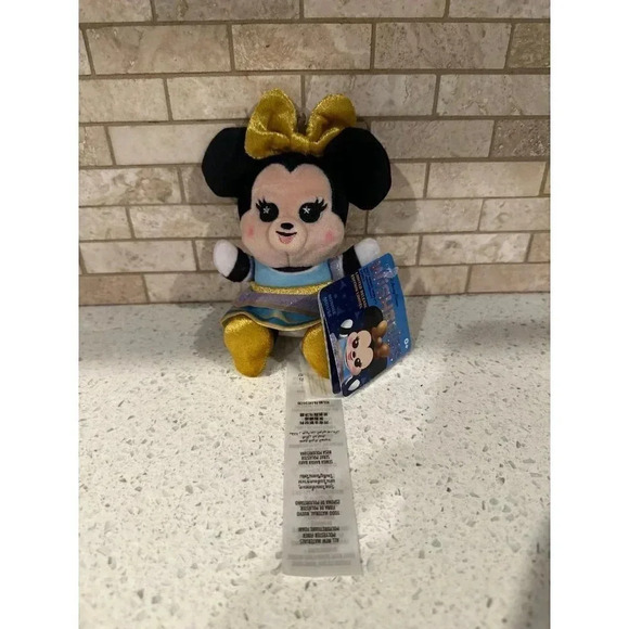 Mickey & Minnie Mouse Disney Parks Wishables Plushes WDW 50th Anniversary b1 - Picture 2 of 4